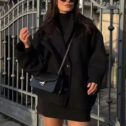 Isadora | Women's Warm Oversized Coat – Cozy Winter Style with Long Sleeves
