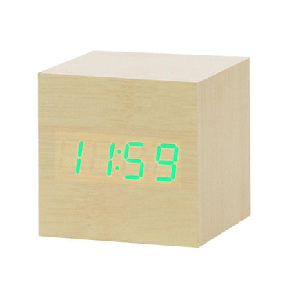 ScandiGlow Alarm – A Nordic-style digital LED alarm clock with a clean design.