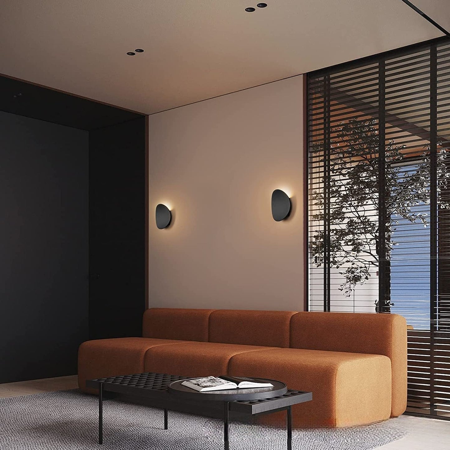 Walluno | (4-Pack) Minimalist Twilight Wall Lamps for Modern Interiors