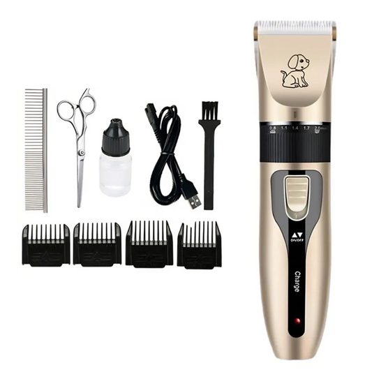 QuietClip Pro Clippers – Whisper-Quiet with a Long-Lasting Battery and Precision Blades for Stress-Free Pet Care.