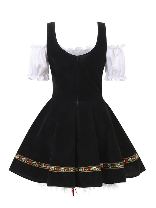 Plus Size Bavarian Mini Dress | Women’s Puff Sleeve Halloween Costume