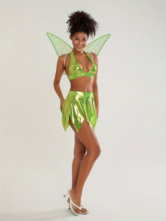 Women’s Halter Mini Set | Two-Piece Fairy Halloween Costume