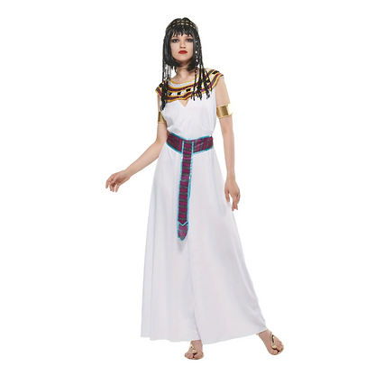 Women’s Sleeveless Cleopatra Maxi Dress | Royal Halloween Costume