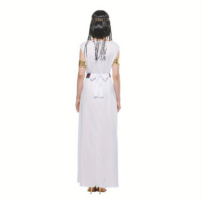 Women’s Sleeveless Cleopatra Maxi Dress | Royal Halloween Costume