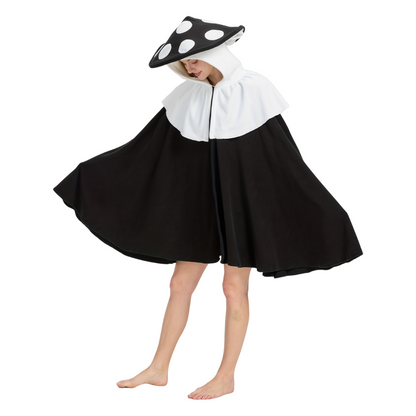 Women’s Oversized Mushroom Cape | Hooded Fantasy Halloween Costume Cloak