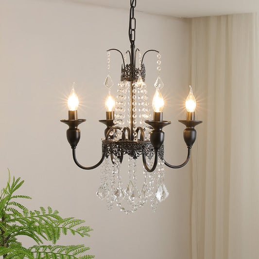 Zeniva | Vintage Crystal Chandelier for Bedroom Elegance