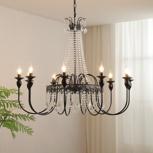 Zeniva | Vintage Crystal Chandelier for Bedroom Elegance