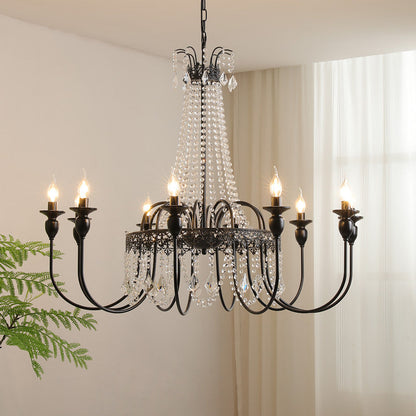 Zeniva | Vintage Crystal Chandelier for Bedroom Elegance