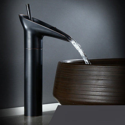 RetroStream – Vintage Style Waterfall Bathroom Faucet for a Nostalgic Touch