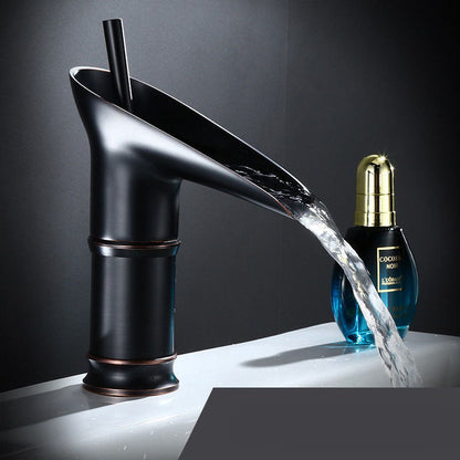 RetroStream – Vintage Style Waterfall Bathroom Faucet for a Nostalgic Touch