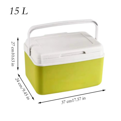 Portable Food and Beverage Cooler for Camping and Beach Use