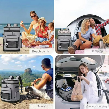 Waterproof Lunch Food Box Backpack for Outdoor Picnic and Travel