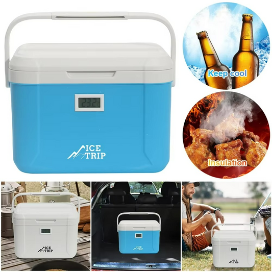 Compact Compressor Freezer for Camping Travel and Home Use