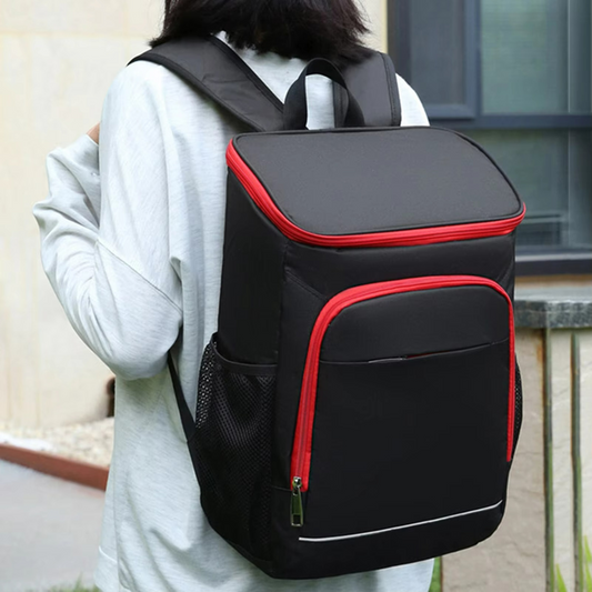 Picnic and Camping Backpack with Insulated Cooler for Hiking