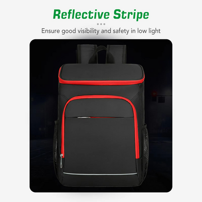 Picnic and Camping Backpack with Insulated Cooler for Hiking