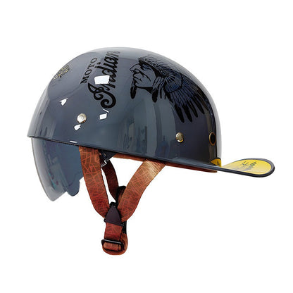 Men’s Motorcycle Helmet DOT Approved ABS Shell Lightweight