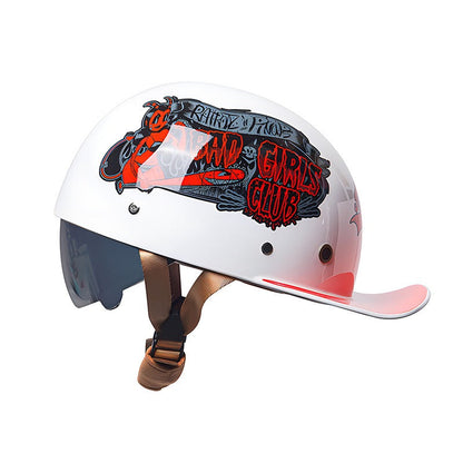 Men’s Motorcycle Helmet DOT Approved ABS Shell Lightweight
