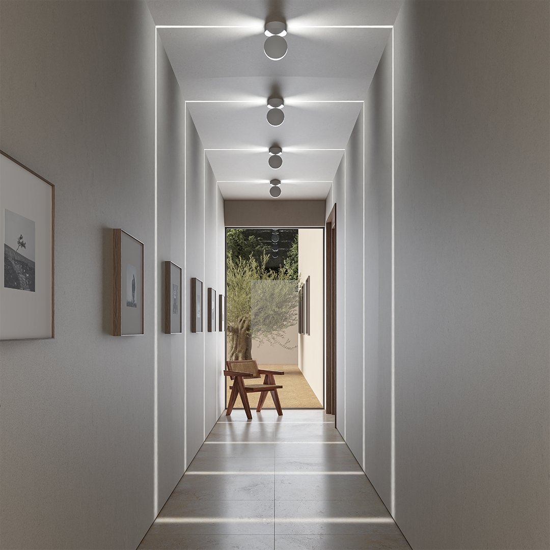AuraBeam – Elegant LED Wall Light Design for Dynamic Illumination
